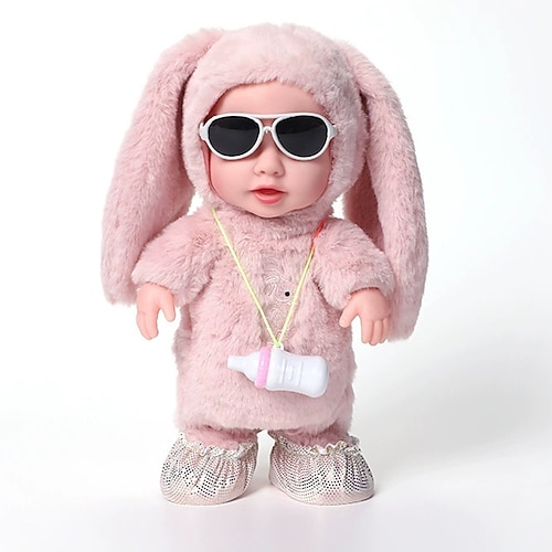 Kindermilchflasche Vinyl Elektrisches Plüschtier Frühe Bildung Essende Milchflasche Puppe Gehende Und Sprechende Imitierende Mädchen Geschenk Weihnachtsgeschenk Image