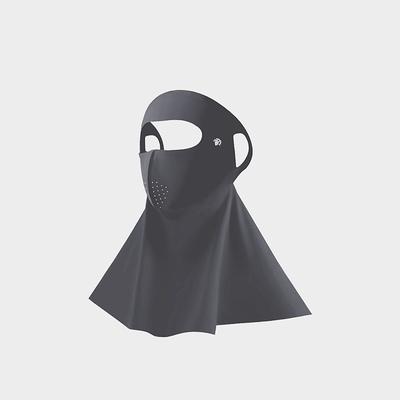 Sun Protection Mask for Women, Ice Silk Full Face UV Protection Neck Head Cover, Breathable Cycling Face Mask with Neck Forehead Shield
