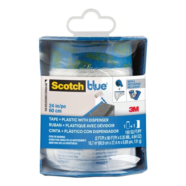 Scotch Malerabdeckfolie »ScotchBlue« im Spender 16,7 m² blau, 60.9 cm Image