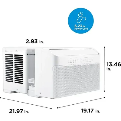 12,000 BTU U-Shaped Smart Inverter Air Conditioner–Cools up to 550 Sq. Ft., Ultra Quiet with Open
