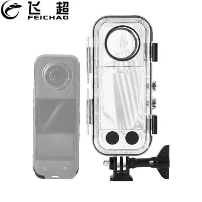 Tempered Glass/PC Dive Case For Insta360 X3 X4 60M Waterproof Housing Underwater Protector Fully