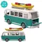 Auto tecnica creativa VW T1 Camper City Speed Champions Truck Building Blocks Regali Vacanza
