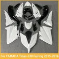 Moto Per Yamaha TMAX530 TMAX 530 2015 2016 Kit Carena Completa bianco lucido Carrozzeria Carenatura Componenti di Iniezione ABS