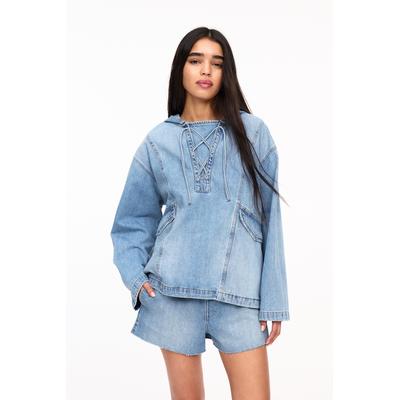 Denim Anorak Jacket