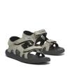 Sandale TIMBERLAND "PERKINS ROW BACKSTRAP SANDAL", Gr. 37, grau (taupe), Synthetik, sportlich, Schuhe, mit Klettverschluß