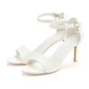High-Heel-Sandalette LASCANA "Sommerschuh", Damen, Gr. 39, weiß, Obermaterial: 100% Lederimitat. Futter: 100% Textilmaterial. Decksohle: 100% Lederimitat. Laufsohle: 100% Synthetik, unifarben, feminin, Schuhe High Heel-Sandalette, Sandale,...