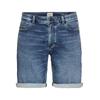 Bermudas CAMEL ACTIVE, Herren, Gr. 36, N-Gr, lila (indigo), Denim/Jeans, Obermaterial: 86% Baumwolle, 13% Polyester, 1% Elasthan, unifarben, casual, normal kniefrei, Hosen, Sommerhose im 5-Pocket-Style