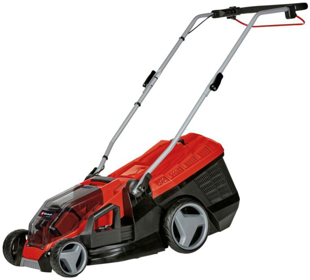 Akkurasenmäher EINHELL "GE-CM 36/36 Li SET", rot, B:49cm H:39cm T:77cm, Rasenmäher, mit 2 Akkus und Ladegerät