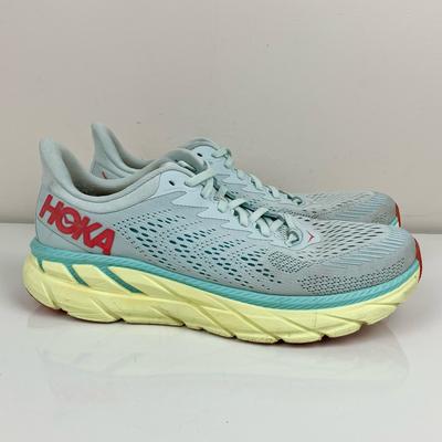 Nike Shoes | Hoka One One Women’s Size 9.5 Clifton 7 Light Blue Athletic Running Shoes | Color: Blue | Size: 9.5