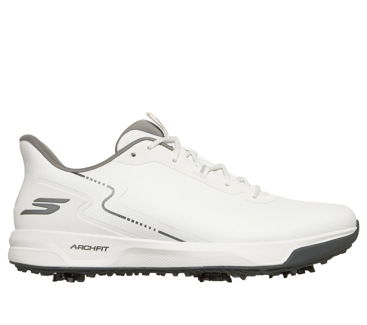Skechers Men's Waterproof: GO GOLF Elite Vortex - Rival Shoes | Size 11.0 | White | Synthetic/Textile | Arch Fit