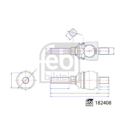 FEBI BILSTEIN Universal vorne rechts links 182408 Image