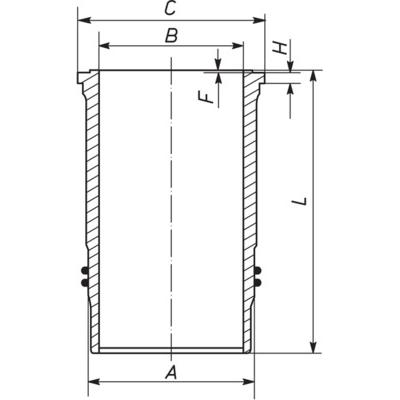 MAHLE Universal 144,5mm 003 WN 35 00 Image