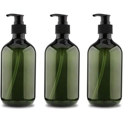 Cyslmuk - 3er-Pack 5-ml-Pumpflaschen, Shampooflasche, nachfüllbare Flüssigkeitsspenderflasche, Image