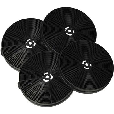 4x Aktivkohlefilter kompatibel mit Firegas CC170 FGS-EBL11AR1160CC, FGS-EBL11CR1160CC, Image