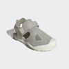 Outdoorsandale ADIDAS TERREX "TERREX CAPTAIN TOEY 2.0 SANDALE", Gr. 31, putty grau, wonder beige, sanftes weiß, Textil, Synthetik, sportlich, Schuhe, mit Klettverschluss