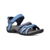 Sandale TEVA "W TIRRA", Gr. 40, blau multi, Textil, Synthetik, sportlich, Schuhe