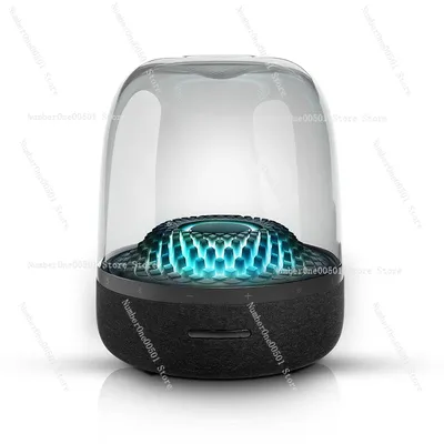 Musik glasierter Audio-Desktop-Bluetooth-Lautsprecher der vierten Generation, Umgebungslicht, Image