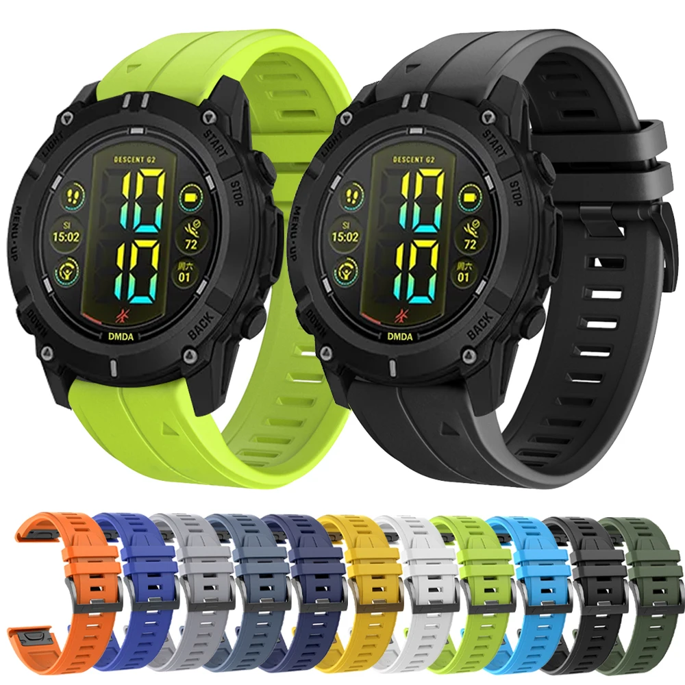 1PCS QuickFit 26mm 22mm Sport Armband Für Garmin Fenix E 8 7X 7 Pro 6 6X 5 5X Plus/Epix Pro Gen 2/Descent G2 Uhr Band Armband Image