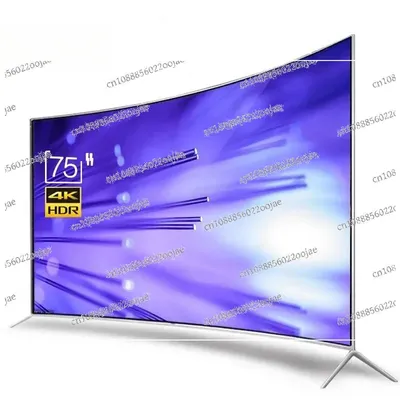Fernseher 55 Zoll gebogener Smart Led TV 4K UHD LED Fernseher Wifi USB Video Modedesign 55 Zoll Smart TV 4K Ultra HD