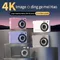 Fotocamere digitali 4K Fotocamera portatile per vlogging da 50 MP Videocamera con zoom 16X Schermo