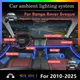 Per Range Rover Evoque Smart Remote Control RGB 64 colori LED Car Interior Luce ambientale Kit lampada efficiente a risparmio energetico