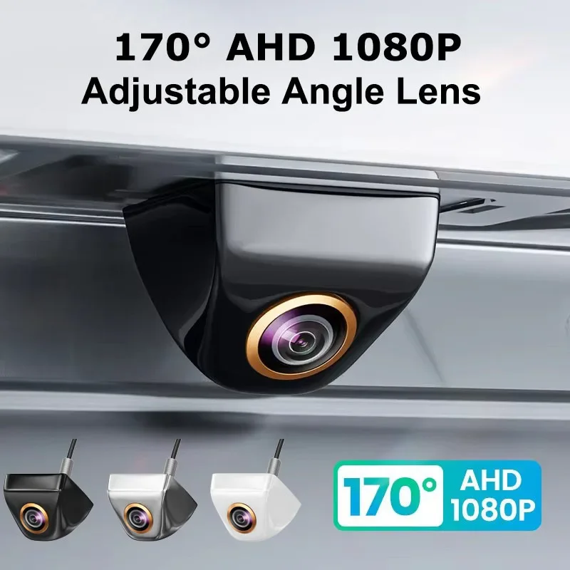 Telecamera per retromarcia per auto Fisheye Len AHD CVBS 1080P Full HD Telecamera per retromarcia 170 ° Telecamera per retromarcia per auto con visione notturna grandangolare