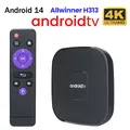 Q96 A1 TV Box Android 14 Allwinner H313 Supporto HD 4K H.265 WiFi 4G Smart TV Box Lettore multimediale 3D Set Top Box IPTV