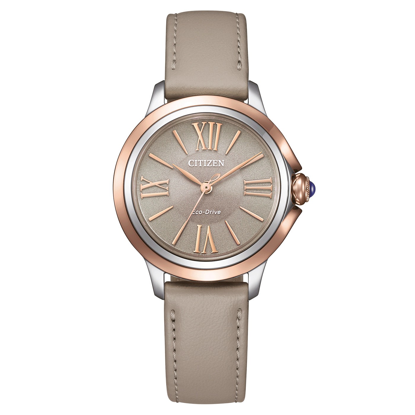 Citizen Taupe Damen Armbanduhr EM1166-01Z Image