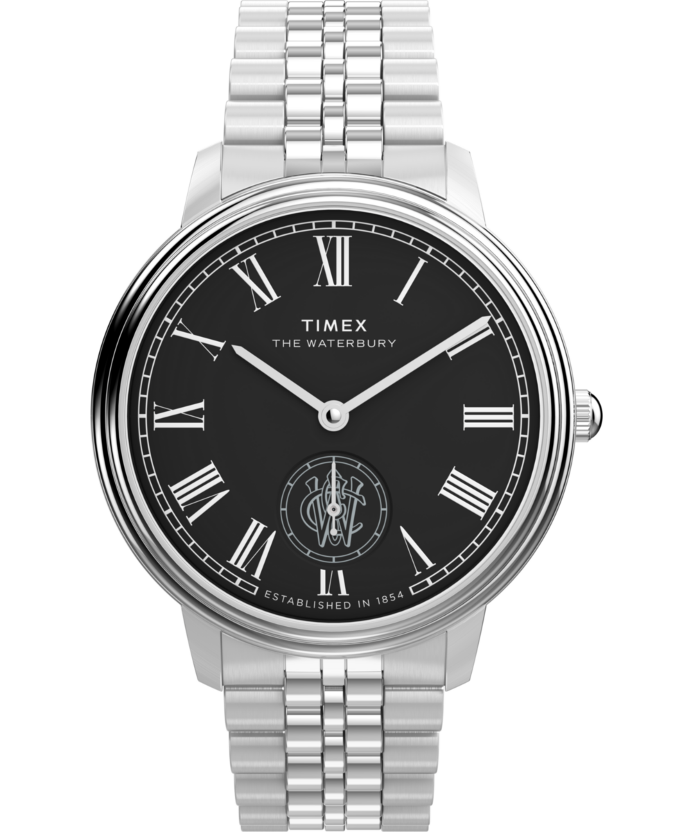 Timex Waterbury Metropolitan Herren Silber Uhr TW2Y23300 Image