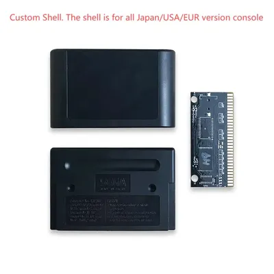 MD FlashKit Card PCB Card with Rewritable Electroless Gold For Sega Genesis Video Game Cartridge