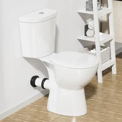 Hot Sellers.Rear Outlet Toilet With 19 Inch Tall Toilet Bowl & Tank, High Toilets For Seniors With