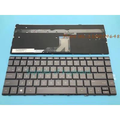 NEW English Keyboard For HP Spectre x360 13-AP 13-AP000 13-AP0013DX 13-AP0023DX Laptop Silver