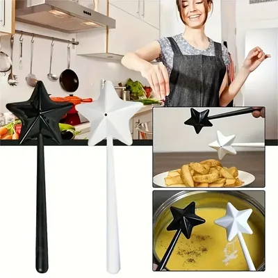1/2pcs Portable Seasoning Bottle Reusable Magic Star Wand Seasoning Dispenser Seasoning Jar Set Kitchen & Dining BBQ Supplies