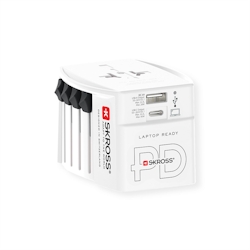 Skross MUV USB A/C 45PD Reiseadapter mit USB-C Kabel, Weltweit Image