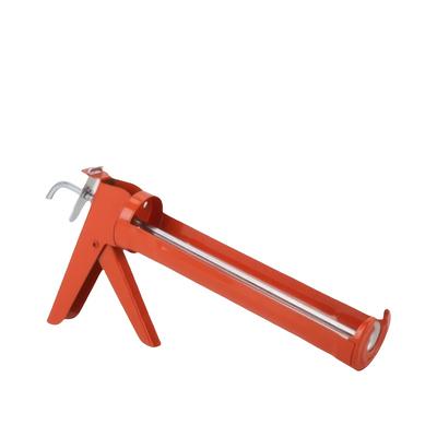 TEMU 1pc Portable Metal Caulking - Manual Silicone Sealant Applicator Grout And Hole Filling, Orange Finish, No Power Required, Ideal For Modern Home Improvement Projects Image