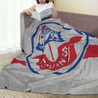 TEMU Hansa Club Themed Flannel Blanket - Soft & Cozy Polyester Throw For Travel, Sofa, Bed, Office Decor, Perfect Gift For Boys, Girls, Adults, Use, Blanket | Clubthemed Design | Cozy Material Image