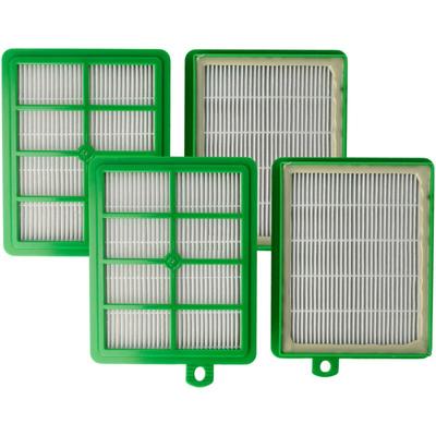 vhbw 4x Staubsaugerfilter kompatibel mit Philips FC9184/01, FC9184/11, FC9170/07 Staubsauger - HEPA Image