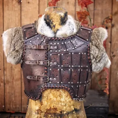 Mittelalterliche Outdoor-Leder-Steampunk-Taille, Retro-Gürtelschnalle, Nietenweste, Kampfanzug, Image