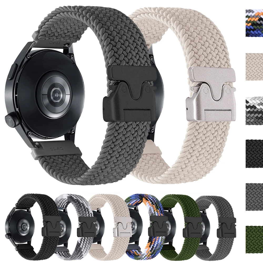 1 stücke Nylon Armband Für Realme uhr 2 3 S Pro Band Fossil GEN 6 5 5E LTE 44mm 45mm Sport Armband 22mm 20mm Ersatz Strap Image