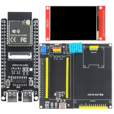 ESP32 S3 Entwicklungsboard-Kit mit 2,8-Zoll-Display mit IPEX 2,4G WLAN-Modul 8 MB PSRAM 16 MB FLASH Image