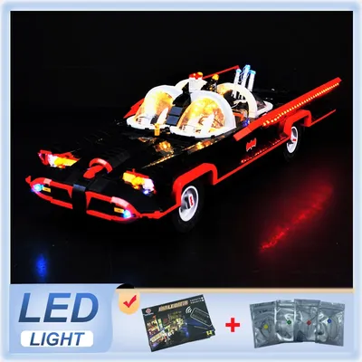 DIY-LED-Beleuchtungsset für LEGO 76328 technisches Geschwindigkeitssportfahrzeug (nur LED-Licht, Image