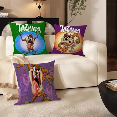 Tasmanian Devil Front Kissenbezug Sofa Kissenbezug Home Room Dekoration Kinder Geschenk Image