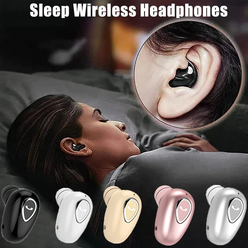 Mini Unsichtbare Drahtlose Kopfhörer Bluetooth 5,0 Kopfhörer Freisprecheinrichtung In-Ear HIFI Stereo Anruf Headset TWS Ohrhörer Mit Mikrofon Ohrstöpsel Image