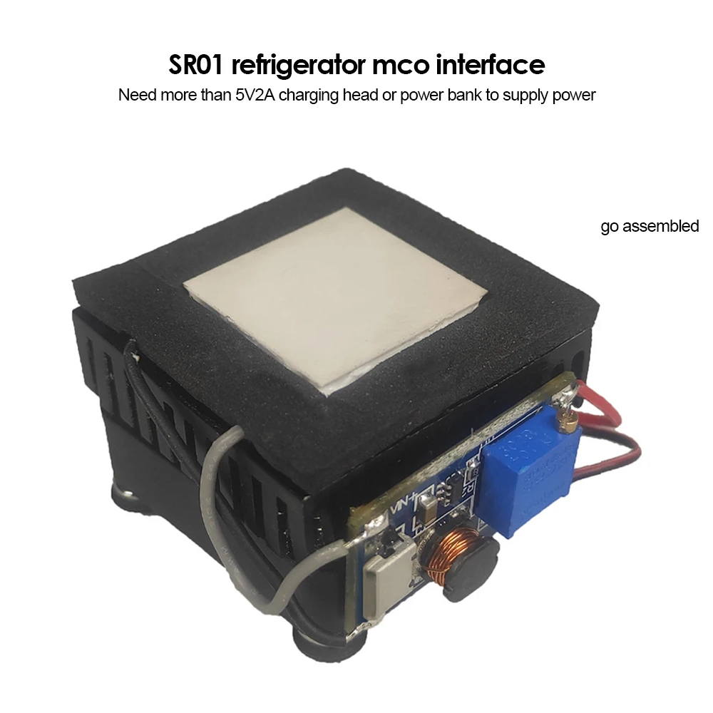 SR-01 Typ-C USB/5V Lüfter 12V DIY Telefon Kühlkörper Kühlschrank Halbleiter Kühlung Chip Silent Tablet Kühlgerät Image