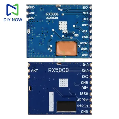 5.8G Receiver Module RX5808 Wireless Audio Video Receiver Module 4.8~6.0GHz Receiver for FPV System
