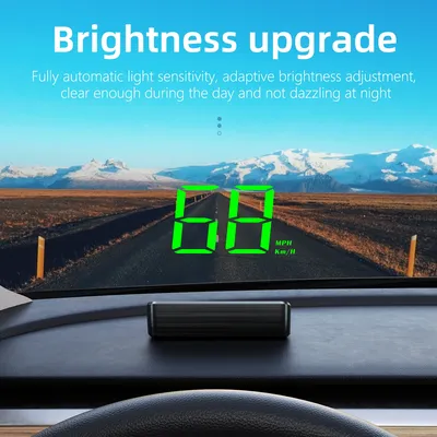 Car Head Up HD Display M2 GPS Speedometer Speed KMH Digital HUD Windshield Projector For All Cars