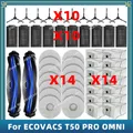 Compatibile per ( ECOVACS T50 OMNI / T50 PRO OMNI ) parti di ricambio accessori spazzola laterale principale filtro Hepa sacchetto antipolvere in tessuto Mop
