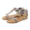Sandale LASCANA "Sommerschuh, Sandalette", Damen, Gr. 41, beige (creme), Obermaterial: 50% Lederimitat, 50% Textilmaterial. Futter: 100% Lederimitat. Decksohle: 100% Lederimitat. Laufsohle: 100% Synthetik, mehrfarbig, modisch, Schuhe Riemchensandale...