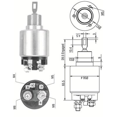 MAGNETI MARELLI Magnetschalter, Starter Universal 940113050323 Image