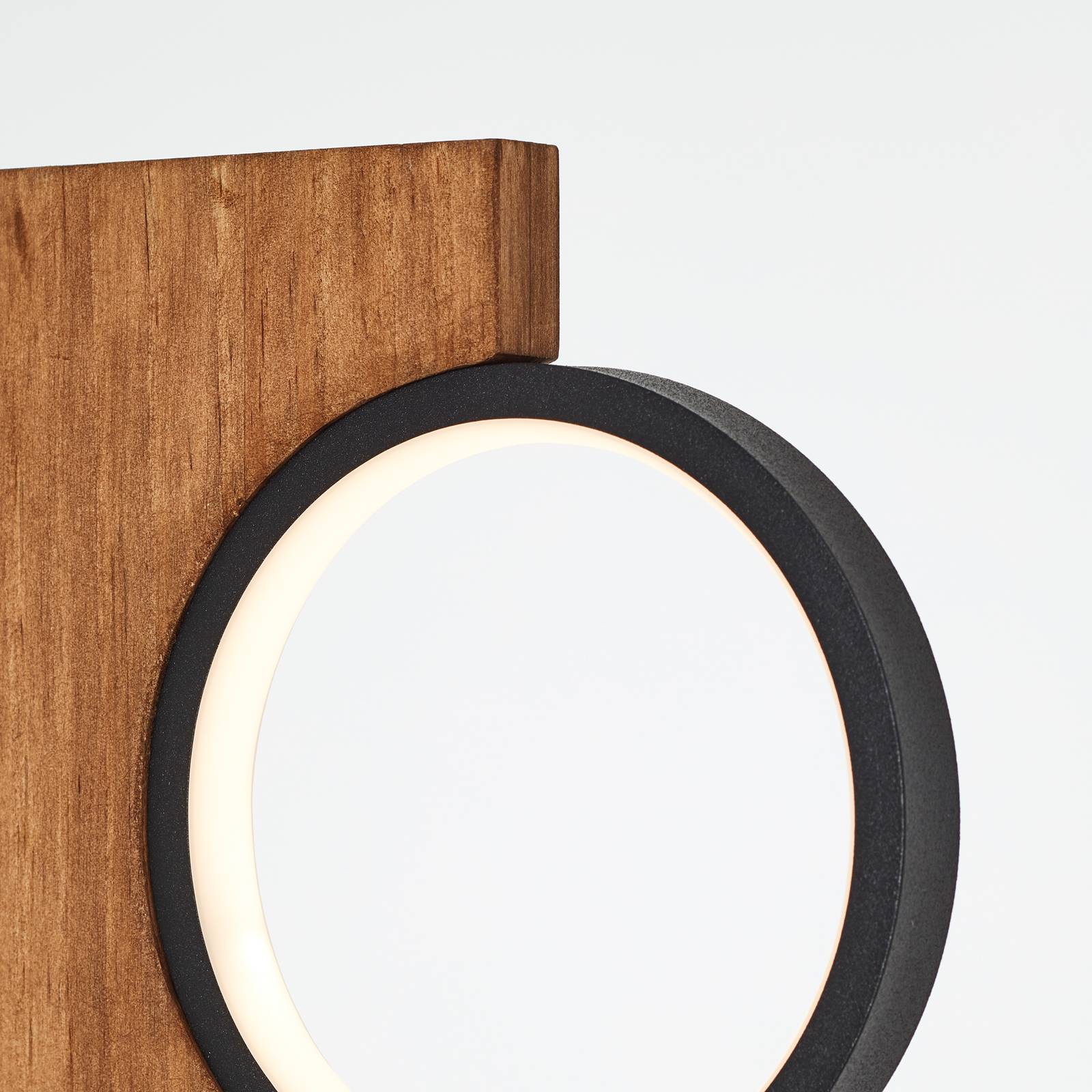 Brilliant Holz Stehlampe Cheesy, Holz hell, für Wohn- / Esszimmer, Holz, Stehlampe